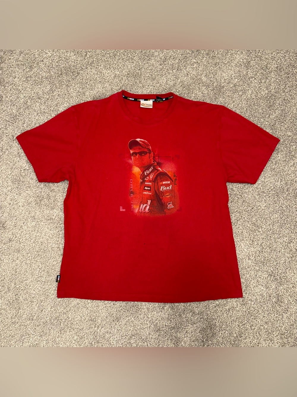 Dale Earnhardt Jr 2006 Chase Authentics Red Nascar Graphic Short Sleeve Tee